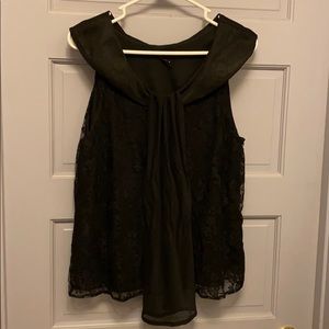 Elegant Black Lace Top